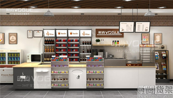 便利店收銀臺設計效果圖