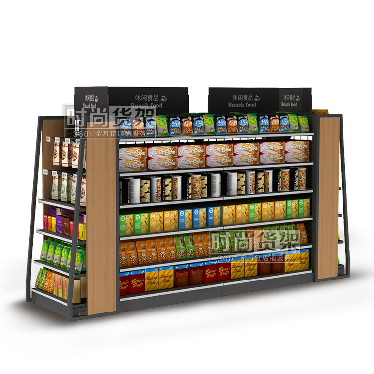 便利店貨架_食品貨架(網板中島)