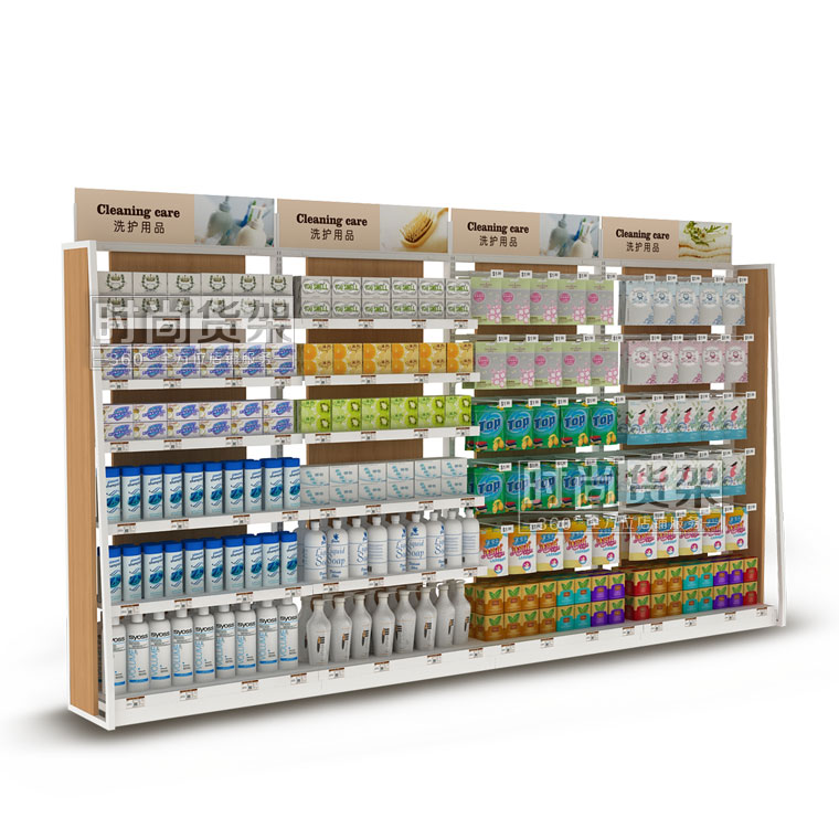 便利店貨架_洗護(hù)用品(木板單面)